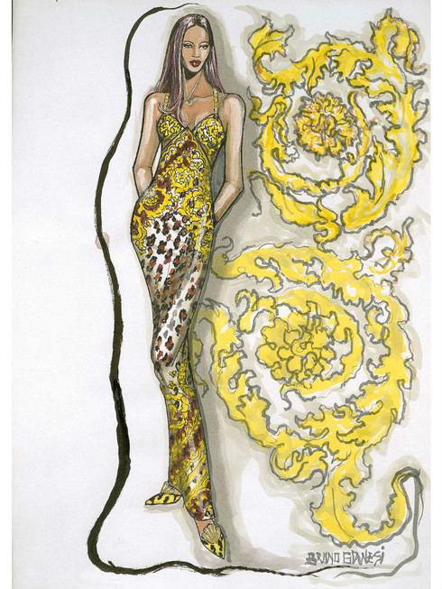 gianni versace sketches