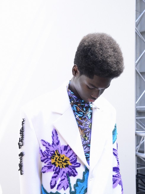 Backstage Louis Vuitton PFW MEN SS 23