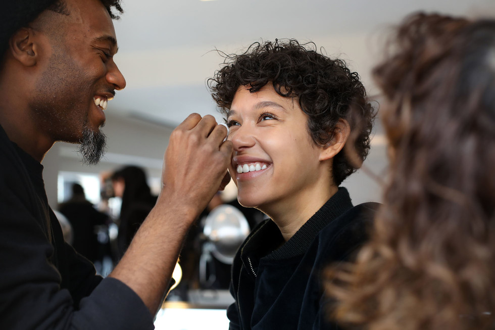 BACKSTAGE AT LACOSTE