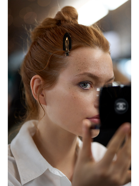 Chanel Beauty Backstage Fall/Winter 2023/24 Haute Couture Show