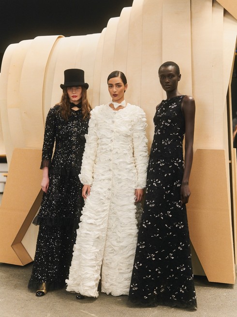 Celebrities wearing CHANEL at the Haute Couture SpringSummer 2023 Show   Time International