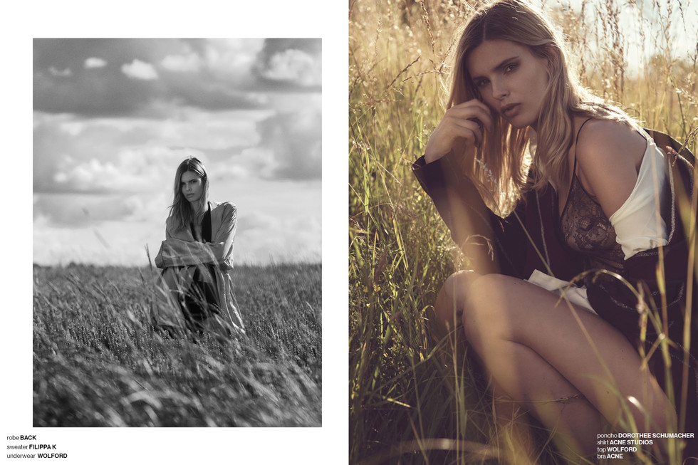 Model Lo Iverus, Photographer Johannes Helje, Stylist Nadia Kandil, for Odalisque Magazine